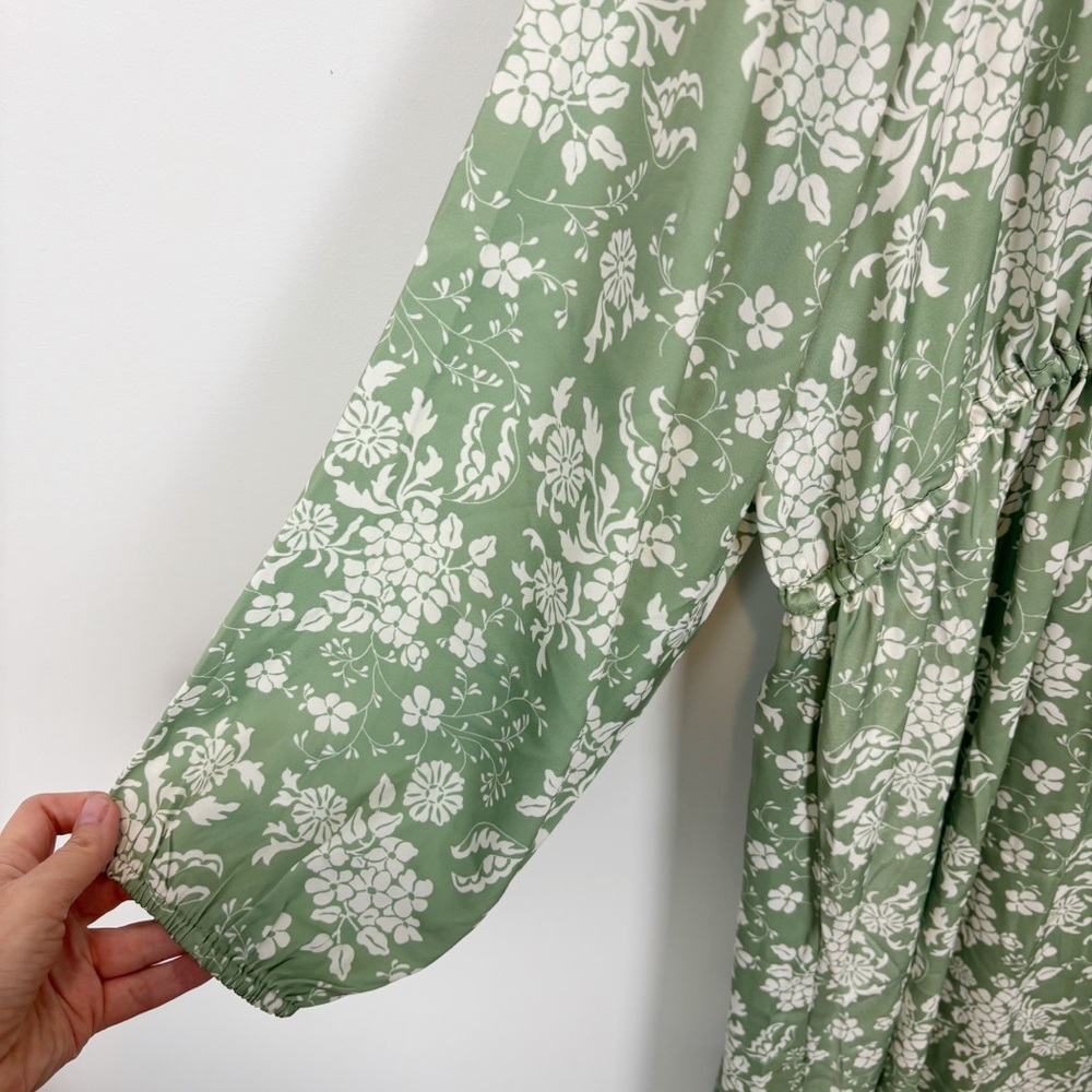Summersalt The Cinched Waist Caftan Dress in Vintage Floral Size XL - Picture 5 of 11